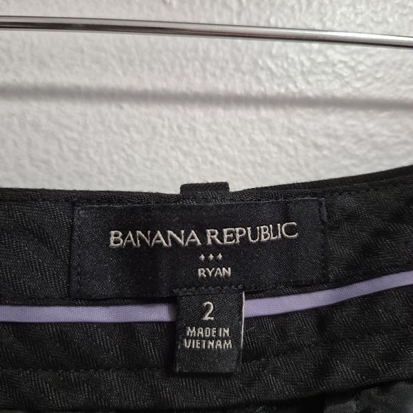 Banana Republic Factory Black Ryan Trousers Size 2 - Picture 4 of 5